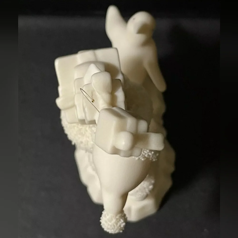 Dept 56 Snowbabies I Have Lots to Give Figurine Vintage 2002 Child with Penguin